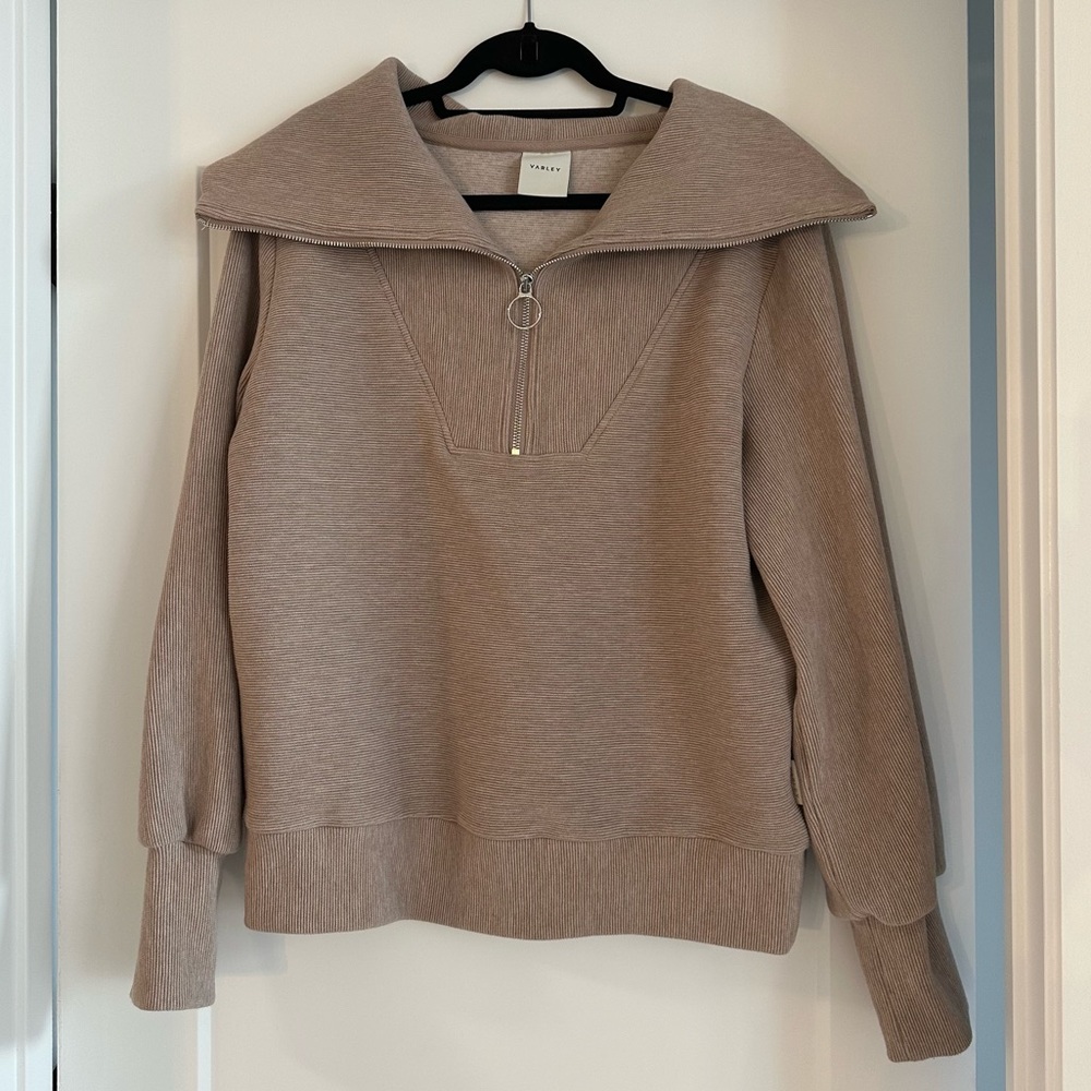 Varley Vine Pullover - Taupe Marl - Sz M - Worn Once!